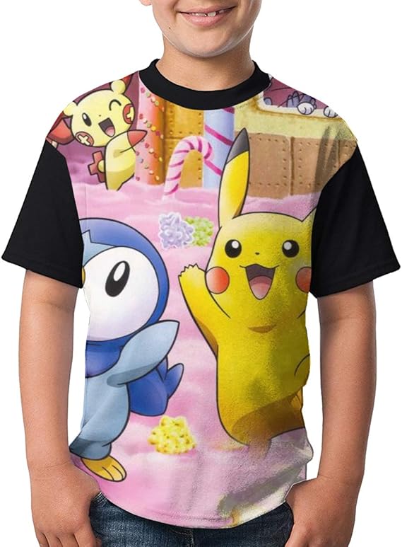 Amazon Co Jp ポケットモンスター 子供tシャツ 半袖 かわいい アニメ 日常服 夏 男の子 女の子 薄手 通気性 柔らかい 子供服 Tシャツ 服 ファッション小物