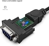 Benfei USB to RS232 Adapter Prolific PL-2303 6ft Cable DB9 Female view 6