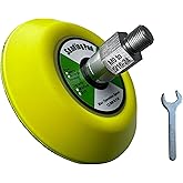 Noyfemr Buffing Polishing Kit for Milwaukee M12 Polisher/Sander,Includes M9 to 5/16"-24 Adapter, 3" Backing Pad, Sponge and Wool Buffing Pads (3)