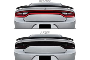 SlickMod PreCut Vinyl Smoke Tint for 2015-2022 Dodge Charger Tail Light (20% Dark Smoke, 1. Taillight)