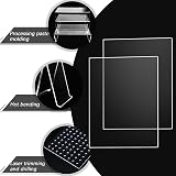 Taiyeestar 10 Pcs Clear Acrylic Sheets 2mm Thick 10x15 cm Plexiglass view 4