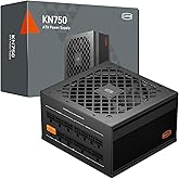 PCCOOLER KN750 750W ATX 3.1 Fully Modular Power Supply, 80 Plus Gold | Native 12V-2x6 cable, Japanese 105&deg;C capacitors, flexible embossed cables and seven circuit protections, 5-year warranty