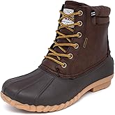 Nautica Men’s Duck Boots Waterproof Shell Insulated Snow and Rain Boot Lace-Up Winter Shoe Channing, Extended Sizes 7–16