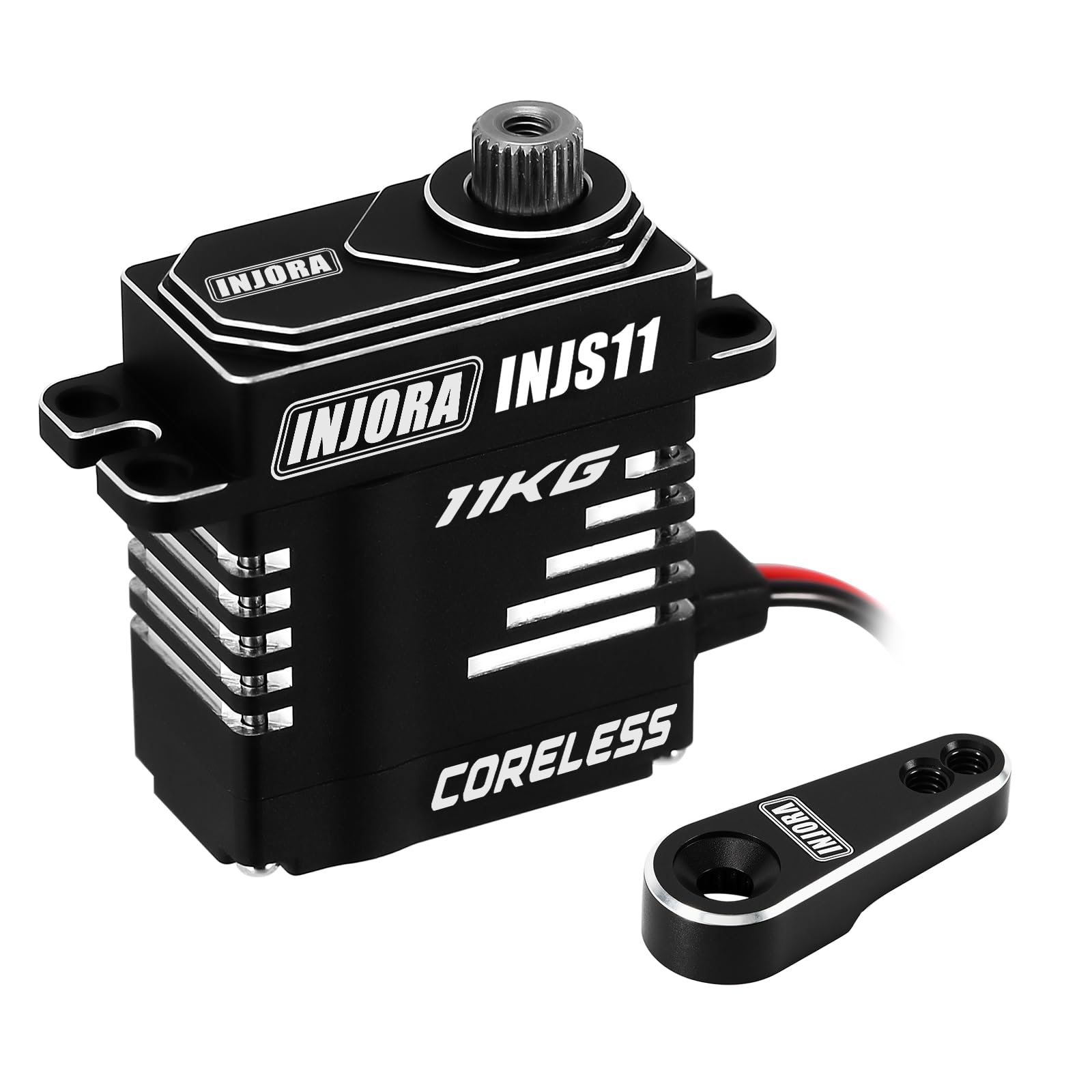 INJORA INJS11 High Voltage Coreless Servo with Aluminum Horn for 1/18 HPI Venture18 Upgrade