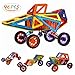 Security Magnetic Building Blocks Stacking Toys for Boys Girls, Magnet Tiles Kits for Kids (Above 3 Year-Old ) - 46 PCS