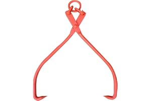 Skidding Tongs Log Lifting / Swivel Dragging Steel Tongs Log Lifting, Handling, Dragging & Carrying Tool / 32" Jaw Opening (3