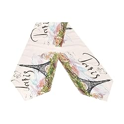 WOOR Double-Sided Eiffel Tower Paris Table Runner