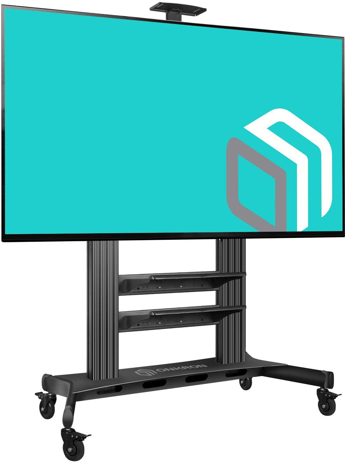 ONKRON Mobile TV Stand TV Cart for 60 to 100Inch Flat Screens up to 300 lbs BLK eBay