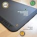 AirMat Anti Fatigue Comfort Mat for Kitchen and Standing Desk. Premium 3/4