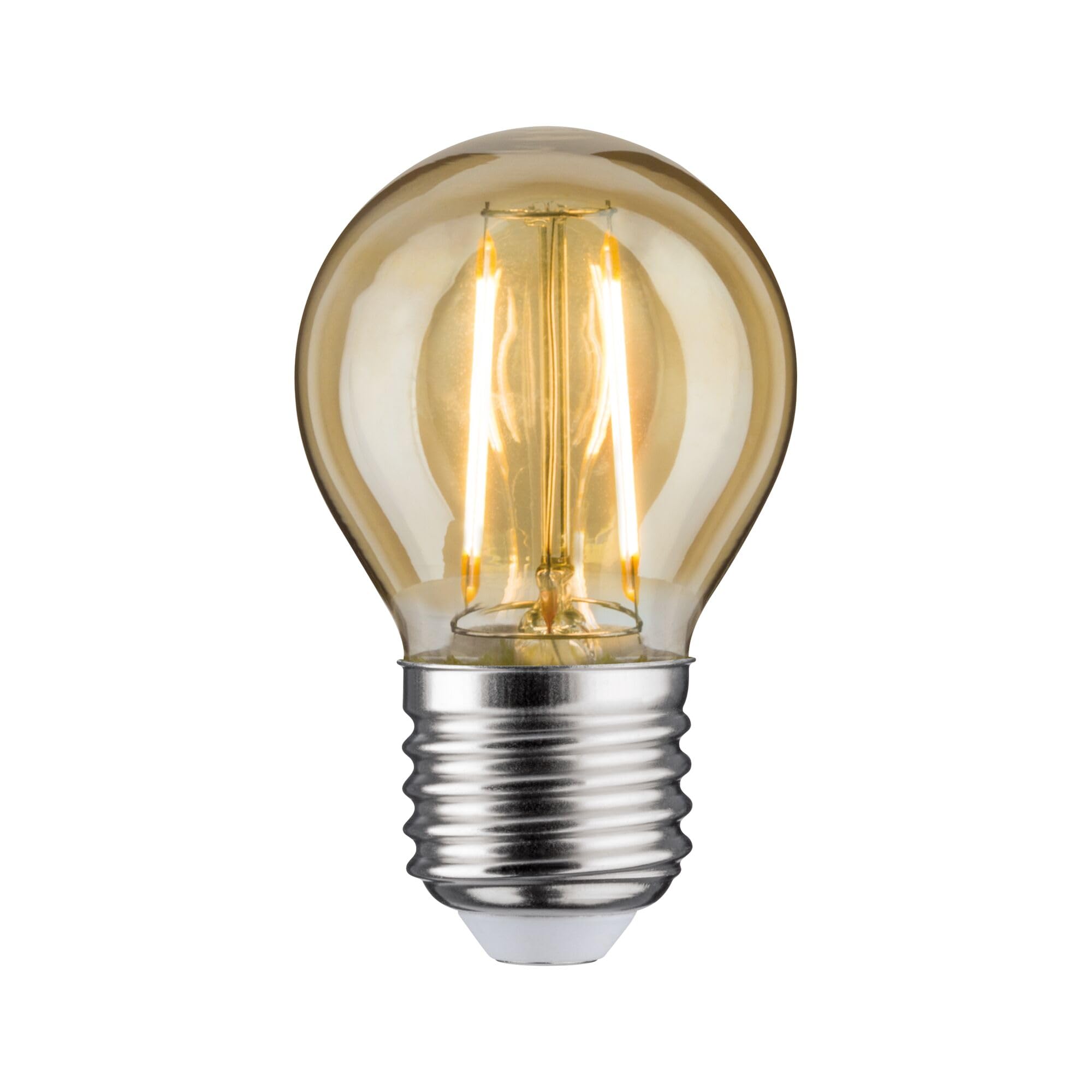 Paulmann 28710 LED Drop-Shaped Filament lamp 2.6 watts lamp Gold 2500 K Gold Light E27