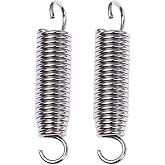 Replacement Bass Drum Foot Pedal Spring 2pcs Stainless Steel for Percussion Instrument Parts