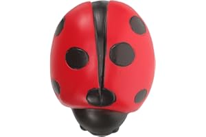 SOLUSTRE Garden Key Hider Outdoor Faux Rock Box with Ladybug Craft, Weatherproof Resin Key Storage for Home