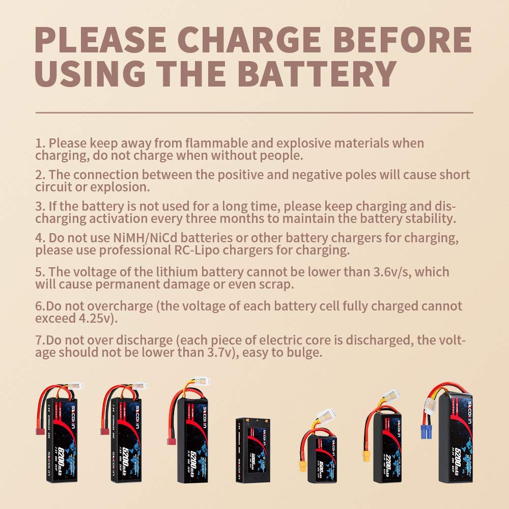 SOCOKIN 3S Lipo Battery 6600mAh 11.1V 120C with T