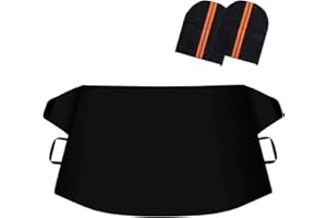 LADER Windshield Cover for Ice and Snow, Car Windshield Snow Cover, Windshield Frost Cover Ice Removal Wiper Protector, Windshield Snow Ice Cover with Magnetic Edges for Most Cars Trucks Vans and SUVs