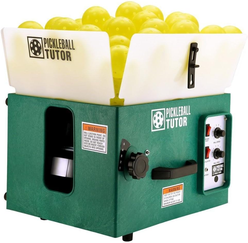 Oncourt Offcourt The Pickleball Tutor Portable Ball Machine (AC and Battery Powered Options)