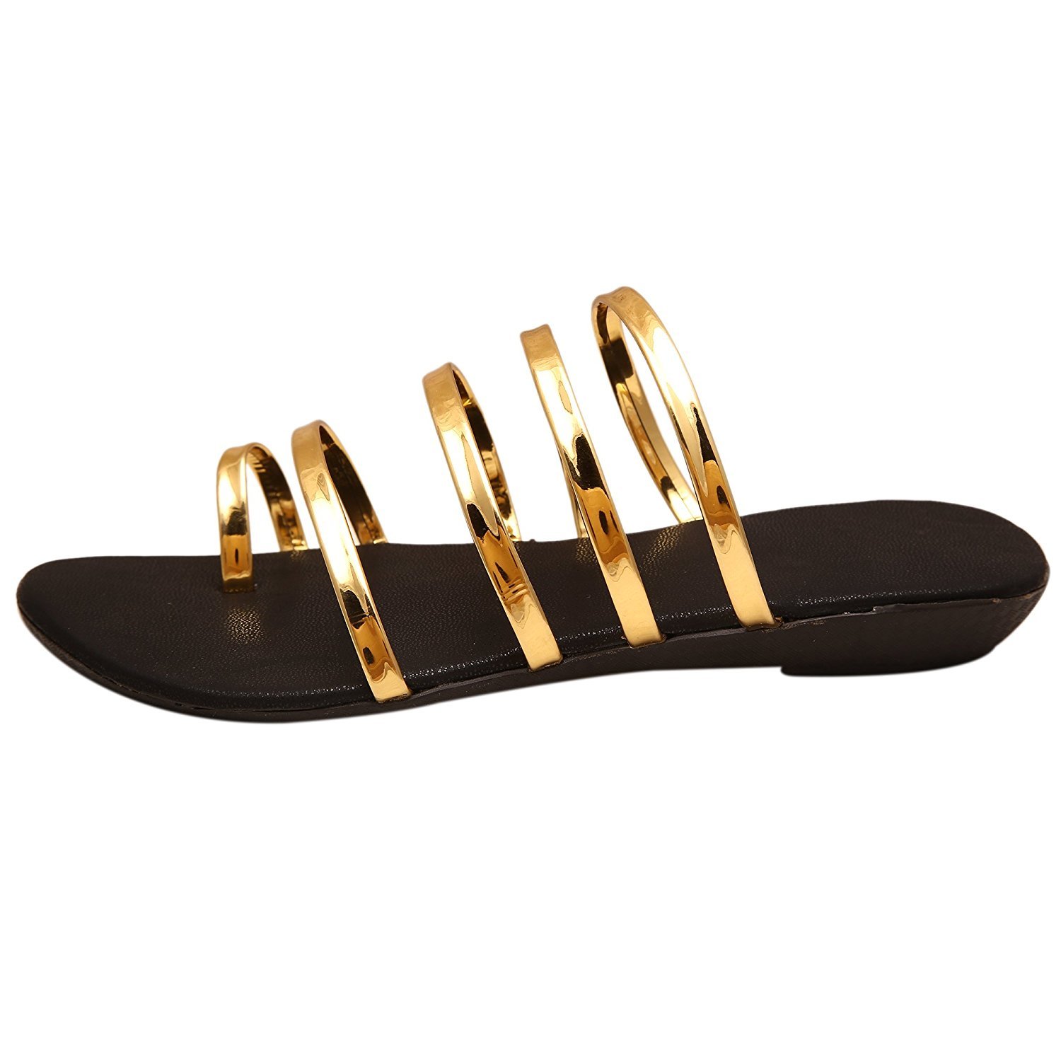 red choice collection women's 5 patti flats combo of 2