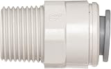 John Guest 1/4" Tube OD x 1/4" BSP Male Straight Adaptor Fitting view 2