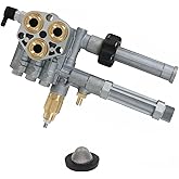 Complete Pump Head with Unloader &amp; Installed Thermal Relief Valve Replacement, Pressure washer pump heads for Annovi Reverberi models AR43361, SRMW2.3G28 and SRMW2.4G28