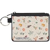 Coin Purse Canvas Harry Potter Charming Friends Collage Beige