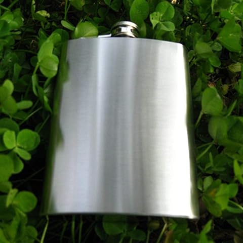 Frasco de Cadera portátil de Acero Inoxidable Acampar al Aire Libre Frasco Tamaño de Bolsillo Frasco Unisex Stoup Mini Wine Pot Gugutogo