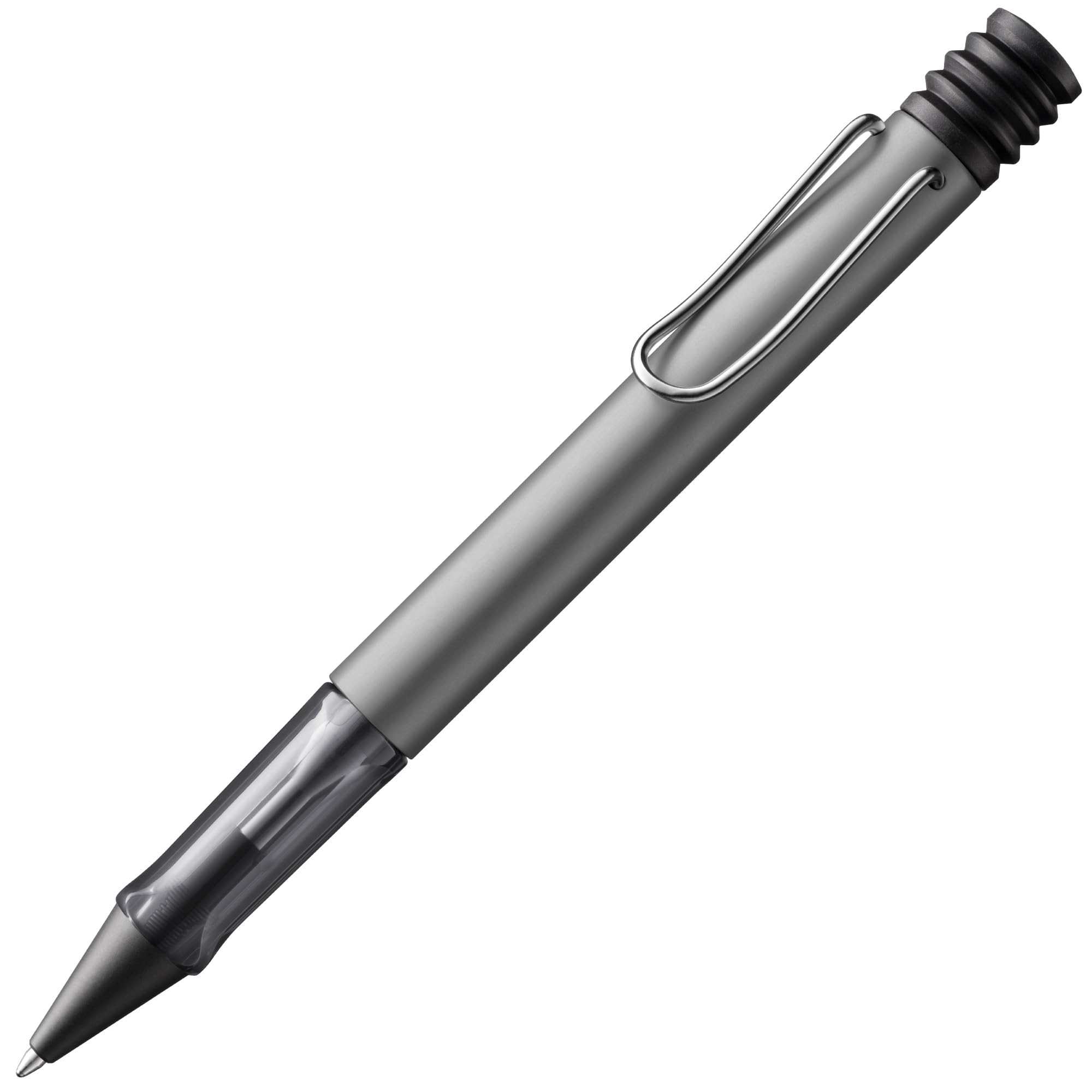 Lamy AL-star graphite - Ballpoint Pen with transparent, ergonomic grip & line width M - lightweight aluminium body - including large capacity refill M 16 in black