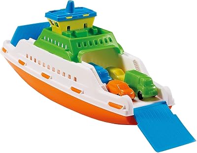 ADRIATIC Ferry Boat Toy - Non-Toxic Recyclable Italian Made - Ages 3+