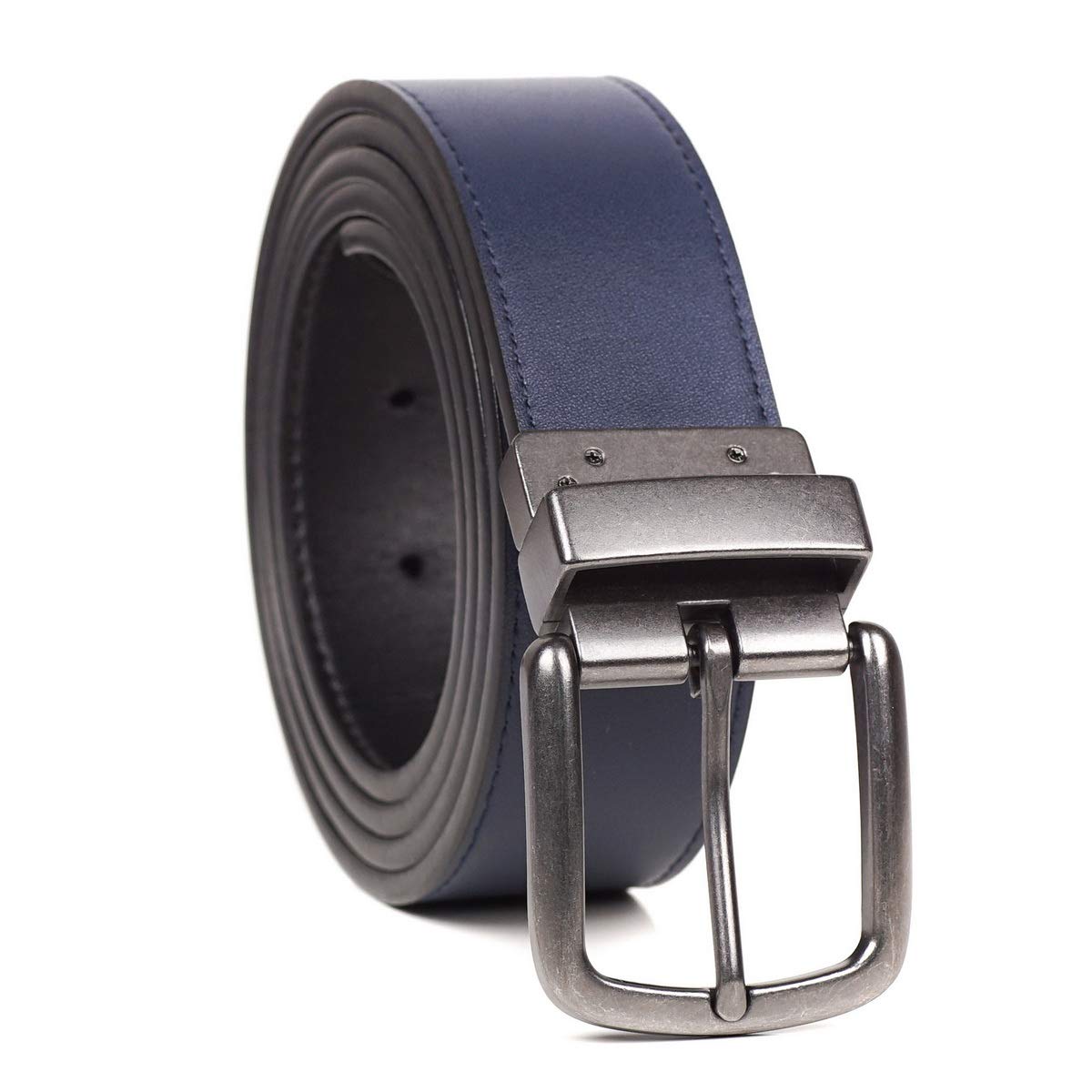 Giantsize Extra Long Leather Belts For Big & Tall Men - 48 To 50 Inch Black Dress Belt - View #9