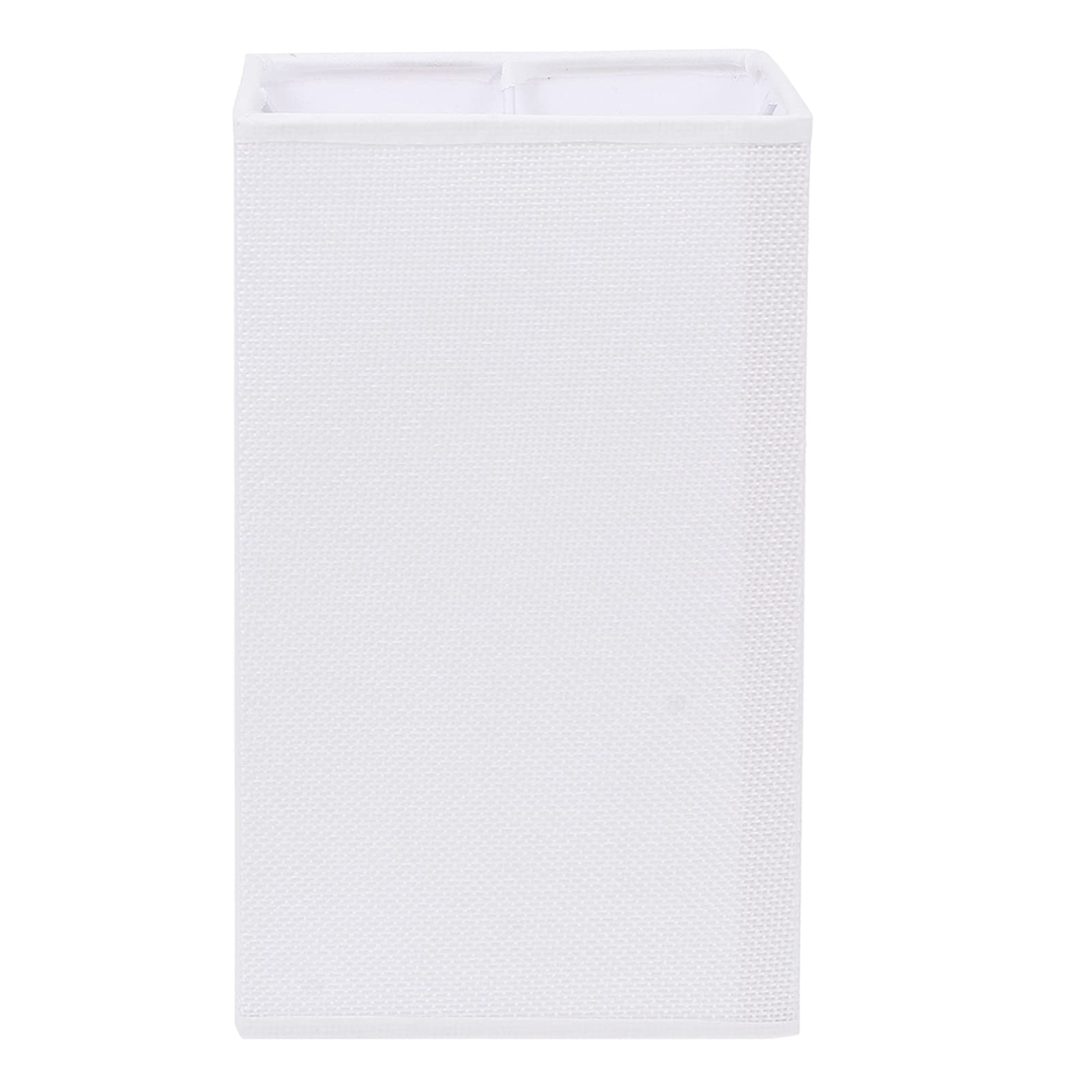 Lurrose Chandelier White Lampshade E27 Lamp Shade Square Light Cover Fabric Shade for Table Lamp and Floor Light, White Light Shades Eggs