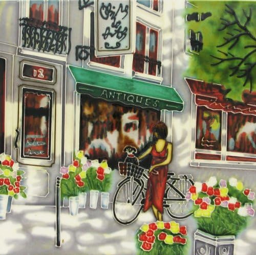 Prezents.com Objets d'Arts by Brent Heighton 8x8 Decorative Ceramic Picture Tile Perfect Wall Plaque Art Gift & Decor