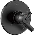 Delta Faucet Trinsic 17 Series Dual-Function Shower Handle Valve Trim Kit, Matte Black T17059-BL (Valve Not Included)