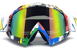 ZDATT Bendable Snow Skiing Snowboarding Goggles,Unisex Motocross Sports Snowmobile Snowboard Ski Goggles Anti Fog Dust UV, Dustproof Scratch-Resistant