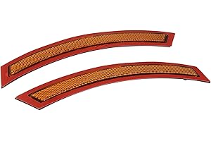 VekAuto Pair 63147290093 63147290094 Front Bumper Reflector Side Marker for BMW F15 F85 X5 M 2014-2017 Replace Reflector Yell