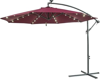 freestanding patio umbrella with base