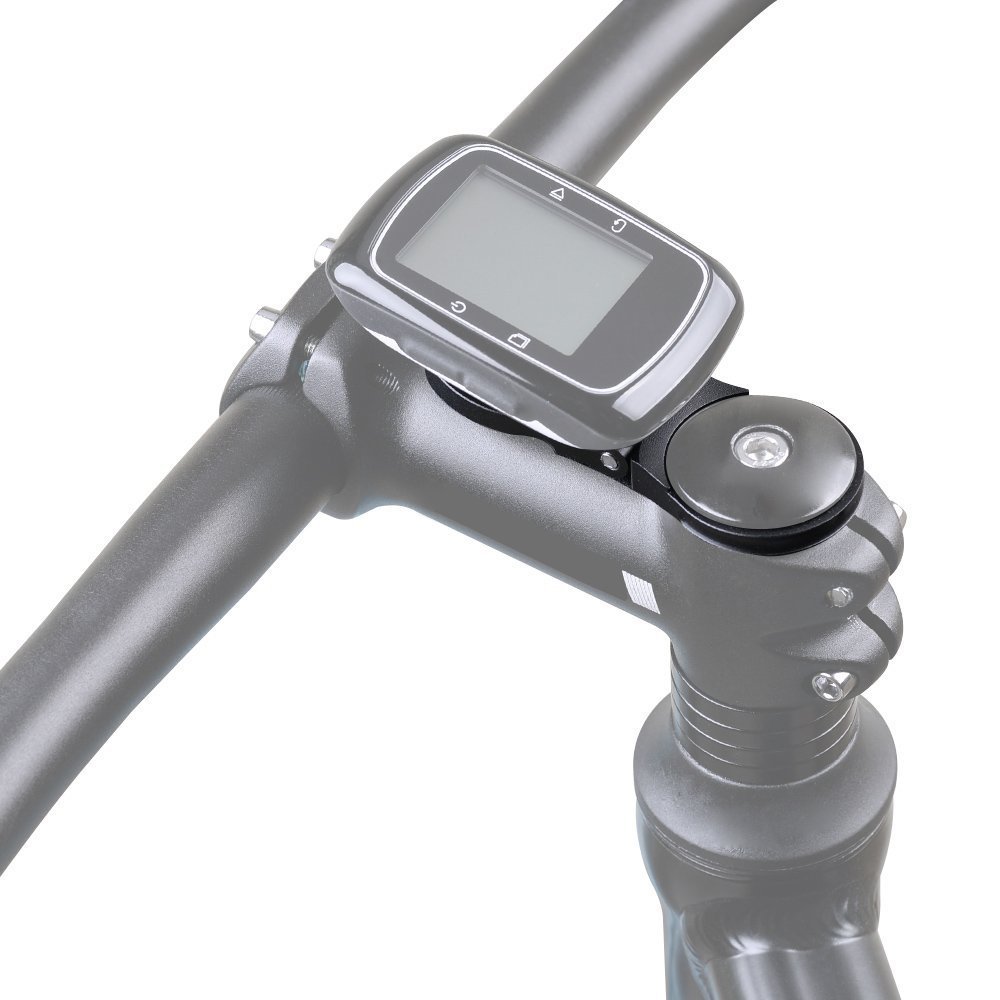 Thinvik Aluminum Alloy Bike Computer Stem Mount for Garmin Edge 1030 1000 820 810 800 520 510 500 25 - Angle Adjustable,Hinge Feature