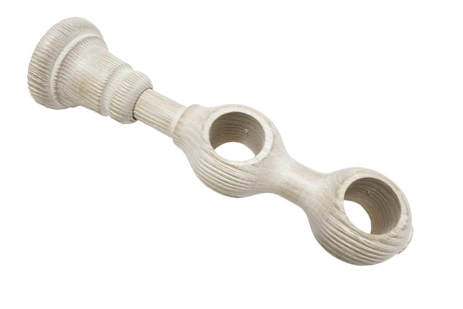 Gardinia Double carrier, 2-track closed for diameter 25 mm, castell oak 10.5/6.5 cm, 10.5/6.5 cm.