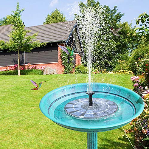 1 Feelle+Fountain+Battery+Standing+Birdbath