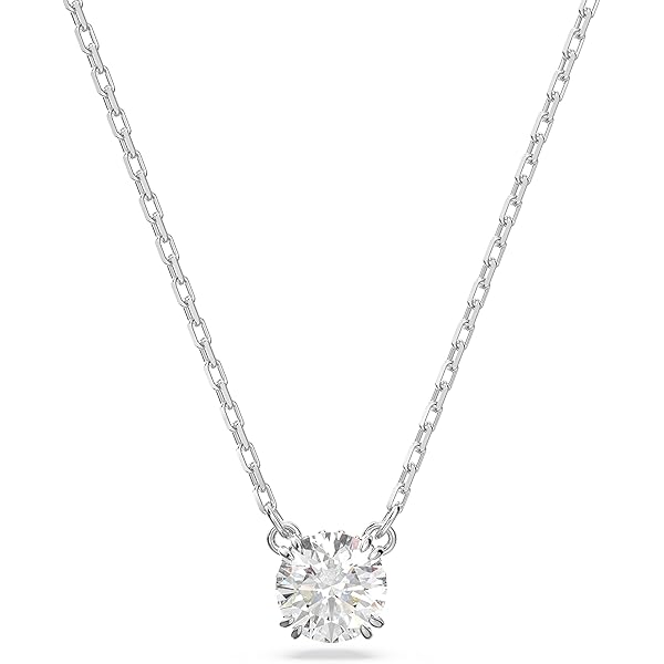 Amazon.com: Swarovski Una Angelic Pendant Necklace, with Aqua and