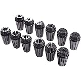 HGC ER-16 Collet Set 12PCS ER-16 Spring Collet Set 1/32-3/8 CNC Super Precision For CNC Milling Lathe Engraving Machine