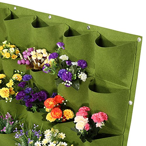 Yosoo - Sistema de jardinería vertical colgante para pared, 25