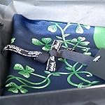 100% Silk Irish Shamrock Sprig Scarf by Patrick Francis 100% Silk Irish Shamrock Sprig Scarf by Patrick Francis