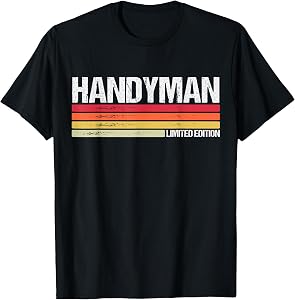 Handyman DIY Home Repair Tools Vintage Fixologist Dad T-Shirt