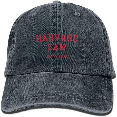 Harvard Law Just Kidding Adult Cowboy Cap