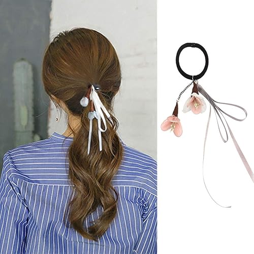 Amazon Com 4eaelove Flower Ribbon Hair Ties Ornaments Braider