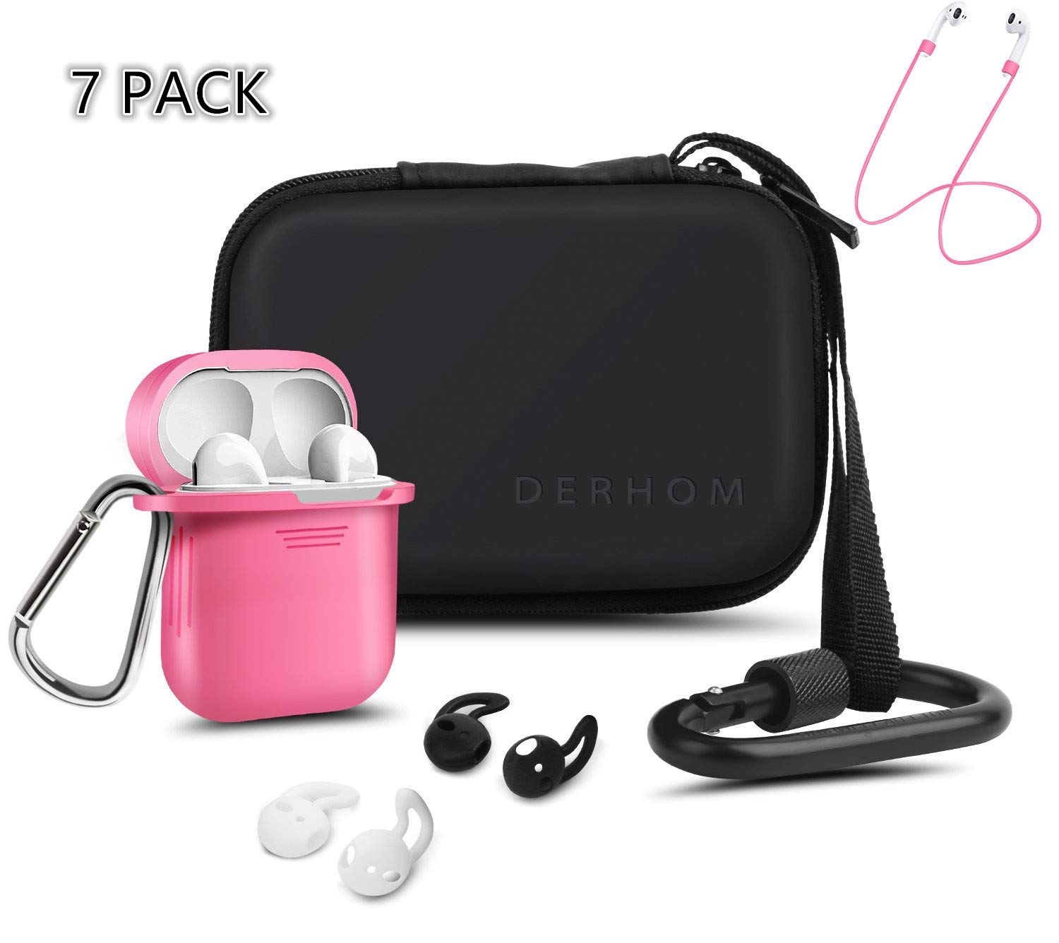 Lettori portatili audio e video Derhom Airpods impermeabile in silicone da  appendere case Airpods accessori urban-earth.co.uk