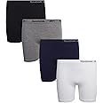 Reebok Girls' Boyshorts Underwear - 4 Pack Soft Seamless Long Leg Boy Shorts - Playground Shorts for Girls (6-16)