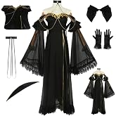 LYMYM CC Costume CC Black Dress Outfit Uniform Suit Set