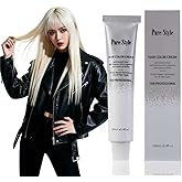 PureStyle 100ml Professional Permanent Hair Color Dye Diluter Cream Ammonia Free, Refining And Desalination Color, For All Hair Types Easy At Home Application