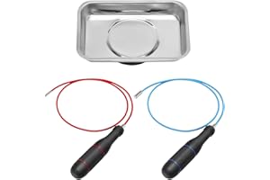 VASTOOLS Thin Flexible Magnetic Pickup Tool Set,28",4mm Flexible Magnet,7mm Flexible Magnet,Long Magnetic Pickup Tool,Mini Ma
