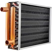AB Water to Air Heat Exchanger 12x15 1 Copper Ports Hot Water Coil For Hot  Air Wood Furnace Plenum, Water Heaters - Amazon Canada