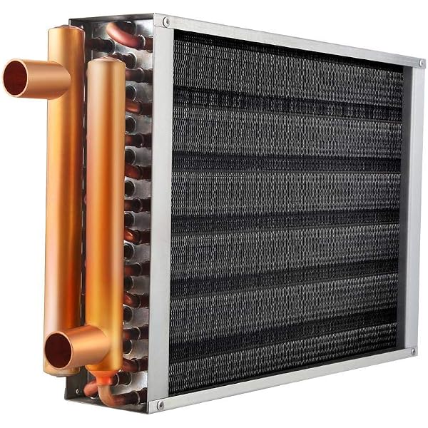 AB Water to Air Heat Exchanger 12x15 1 Copper Ports Hot Water Coil For Hot  Air Wood Furnace Plenum, Water Heaters - Amazon Canada